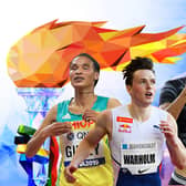 Letesenbet Gidey, Karsten Warholm and Sydney Mclaughlin will be hoping for Olympic glory in Tokyo (Graphic: Kim Hall / JPI / Getty)