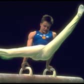 Holger Behrandt of East Germany performs on the pommel horse during the 1988 Seoul Olympics (Photo: Getty)