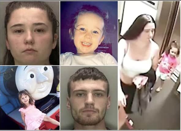 Nicola Priest and her ex-boyfriend Callum Redfern were jailed for killing three-year-old Kaylee-Jayde Priest (SWNS)