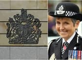 The British embassy in Berlin (left) and Metropolitan Police Commissioner Dame Cressida Dick (right) - Getty Images