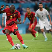 Romelu Lukaku slots a penalty for Belgium against Italy at Euro 2020. (Pic: Getty)