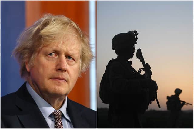 Boris Johnson is facing calls for a last-ditch intervention to prevent the complete collapse of Afghanistan after foreign troops withdraw after 20 years of military operations (Getty)