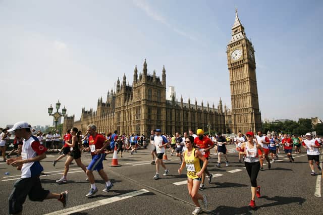 The iconic London Marathon is just around the corner, with thousands of runners taking to the streets of the city to complete the 26.2-mile route (Photo: Shutterstock)