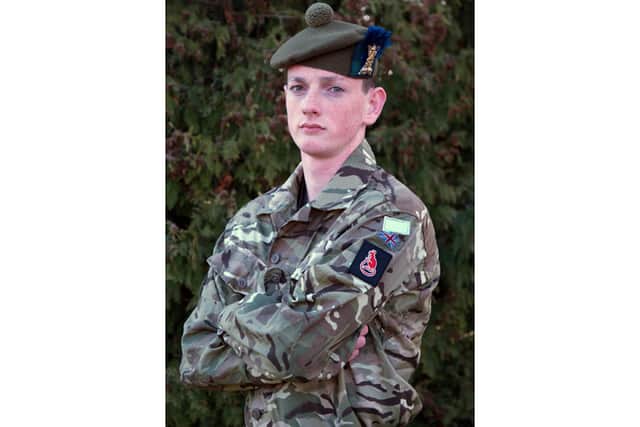 Born on 31 January 1991, Highlander McLaren, from Edinburgh joined the Army on 23 August 2009 and underwent his initial training at the Infantry Training Centre Catterick (Photo: Ministry of Defence)