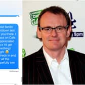 Jason Manford has revealed the last text message he sent to fellow comedian Sean Lock (@JasonManford/Getty)