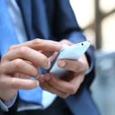 The fake messages are being sent to mobile phones, the Chartered Trading Standards Institute have said (image: CTSI/SWNS)