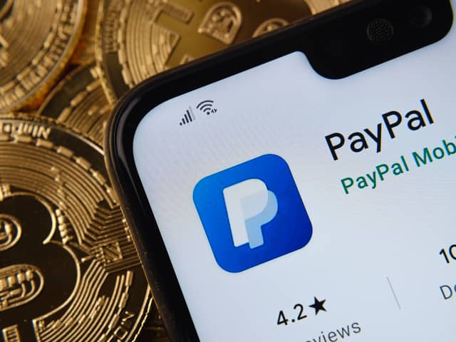UK PayPal users will be able to access digital coins through the firm’s app and website for the first time. (Pic: Shutterstock)