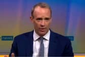 Dominic Raab told Sky News that ‘the sea was closed’ in Crete
