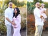 A widower and his baby daughter recreated the maternity photos he took with his late wife