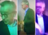 Michael Gove was caught on camera in an Aberdeen nightclub (Photos: UGC)