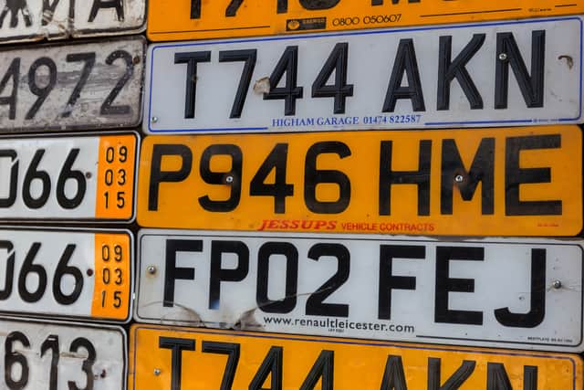 The regulations set new standards for all new number plates