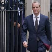 The Foreign Secretary Dominic Raab has flown to Qatar to hold talks about the Government’s “top priority” of safely evacuating British nationals and Afghan interpreters from Taliban-controlled Afghanistan (image: PA)
