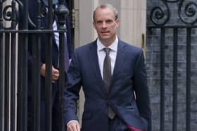 The Foreign Secretary Dominic Raab has flown to Qatar to hold talks about the Government’s “top priority” of safely evacuating British nationals and Afghan interpreters from Taliban-controlled Afghanistan (image: PA)