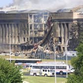 Smoke comes out from the Southwest E-ring of the Pentagon building on September 11 2001 after a plane crashed into the building and set off a huge explosion (Photo: Alex Wong/Getty Images)