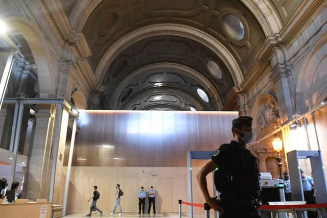 A temporary courtroom has been constructed for the trial within the 13th-century Palais de Justice in Paris, where Marie Antoinette faced trial  (Photo: ALAIN JOCARD/AFP via Getty Images)