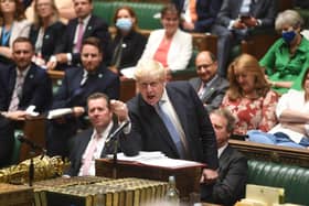 Boris Johnson during Prime Minister’s Questions at the House of Commons (Photo: PA)