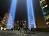 At sundown on September 11, the annual ‘Tribute in Light’ will once again illuminate the sky in commemoration of the anniversary of the attacks (Photo by Drew Angerer/Getty Images)