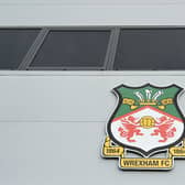 Wrexham badge on their Racecourse Ground Stadium. (Picture: Getty Images)