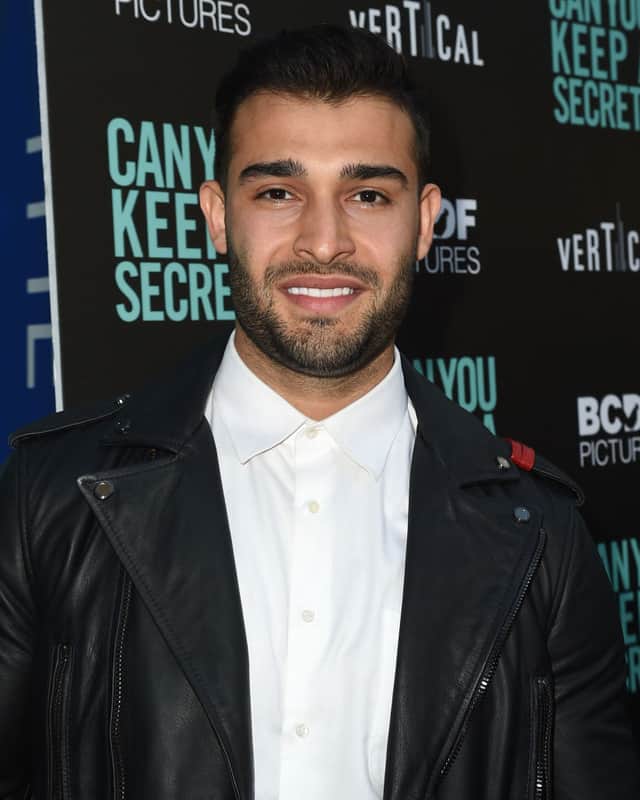 Sam Asghari attends the Los Angeles Special Screening of “Can You Keep A Secret?” on August 28, 2019 in Hollywood, California  (Photo by Joshua Blanchard/Getty Images for Vertical Entertainment)