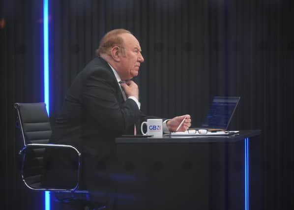 Presenter Andrew Neil has stepped down as chairman of GB News (image: PA)