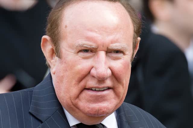 Journalist Andrew Neil has confirmed on Twitter he is stepping down from GB News (Leon Neal/AFP/via Getty)