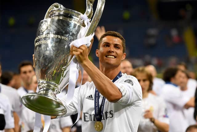 Ronaldo won the Champions League four times with Real Madrid 