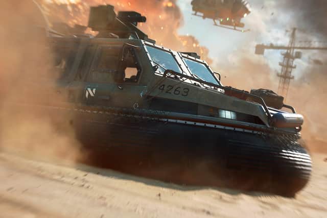 Like previous Battlefield games, 2042 will mix vehicular combat among the footsoldiers ( (Image: EA Games)