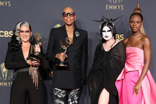 RuPaul and his panelists accepted the award for best competitive series 