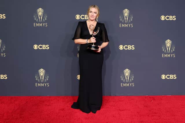 Kate Winslet and other cast of ‘Mare of Easttown’ accepted gongs for their lead and supporting roles 