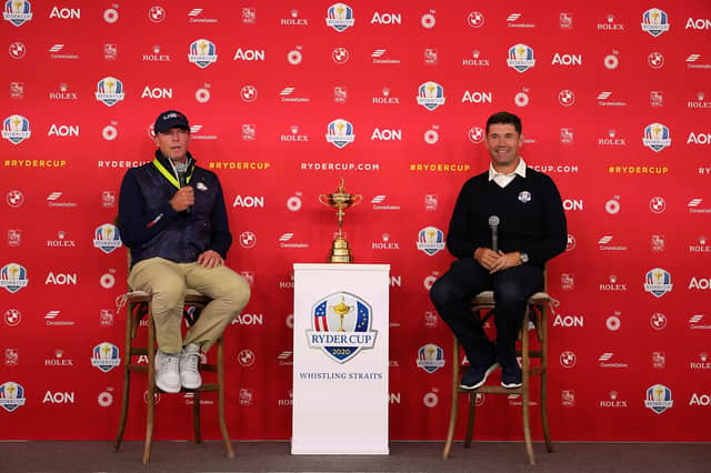 2021 Ryder Cup captains Steve Stricker (USA) and Padraig Harrington (Europe) spoke to the media yesterday ahead of this year’s competition getting underway 