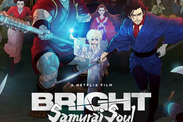 This anime film is a spin-off of Bright directed by Kyōhei Ishiguro from a script by Michiko Yokote.
