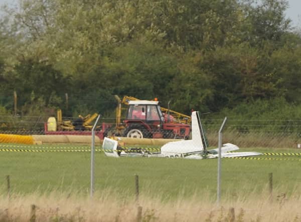 A pilot and two passengers onboard the plane needed emergency care (Photo: PA))