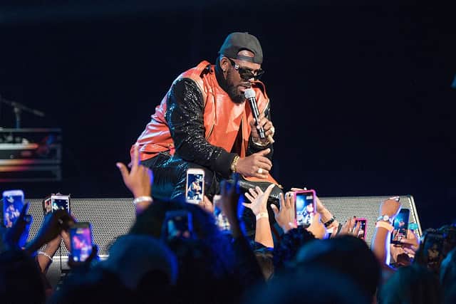 R. Kelly performing at a concert in the Barclays Center in New York, in 2015 (Picture: Getty Images)