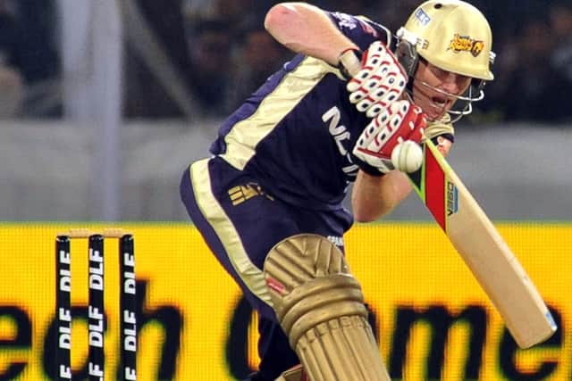 Eoin Morgan is the current captain of the Kolkata Knight Riders.