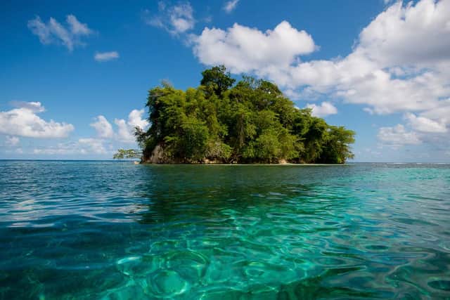 Jamaica’s clear water and winding rivers are a perfect setting for Bond to cause chaos 