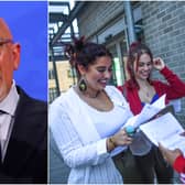 Education Secretary Nadhim Zahawi has said exams will take place next year - as students celebrated top results in 2021