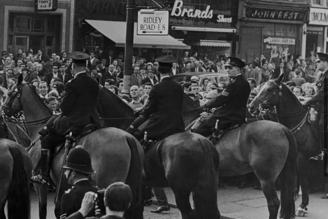 Rallies were held on Ridley Road in 1962 (Picture: Hackney Museum)