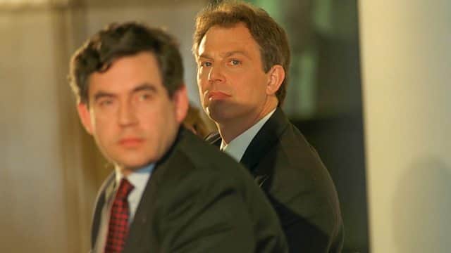 Tony Blair and Gordon Brown worked hand-in-hand to launch the New Labour agenda (Picture: BBC)