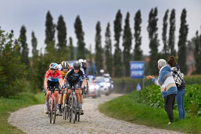 Paris-Roubaix Femme. The Women’s Tour of Britain takes place this week without any live coverage.