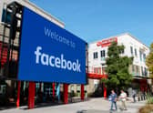 Facebook's corporate headquarters campus in Menlo Park, California (Photo by JOSH EDELSON/AFP via Getty Images)