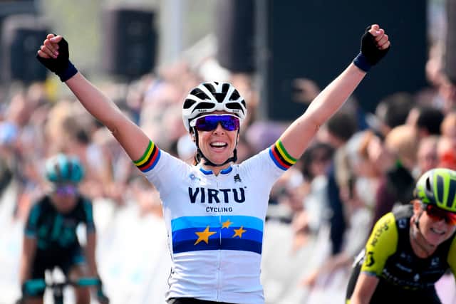 Marta Bastianelli won the first stage of the Women’s Tour of Britain - her first stage win at the event.