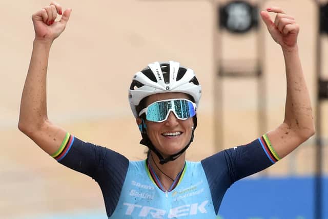Lizzie Deignan won the 2019 Women’s Tour of Britain and recently won the first ever Paris-Roubaix