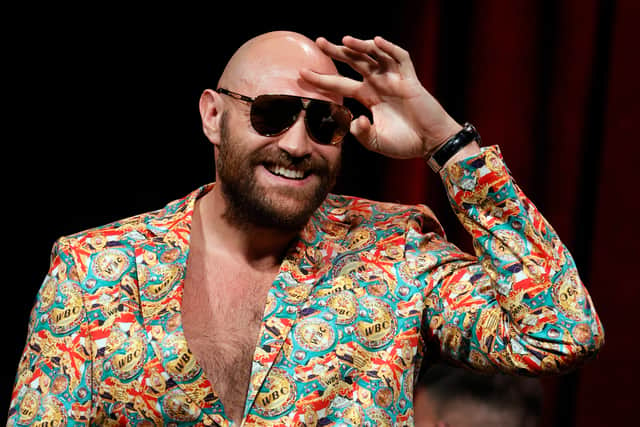Fury will hope to keep up his undefeated fighting record when he takes on Wilder this Saturday 