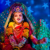 Goddess Durga is celebrated in the Hindu festival Navratri