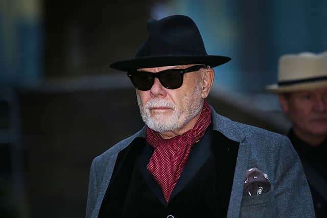 Garry Glitter photographed outside court during his hearing in 2015 (Picture:Getty Images)
