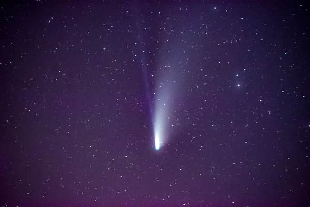 Meteor showers occur when the earth passes through a comet’s trail (image: Shutterstock)