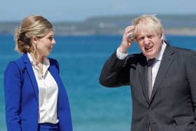 Boris Johnson and Carrie Symonds