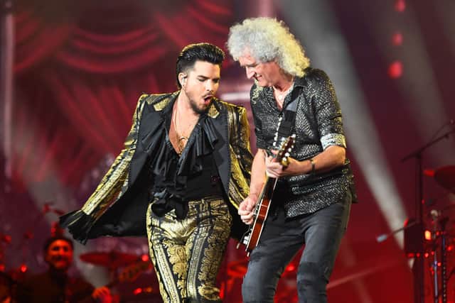 Adam Lambert and Brian May perform onstage during the 2019 Global Citizen Festival: Power The Movement (Picture: Getty Images)
