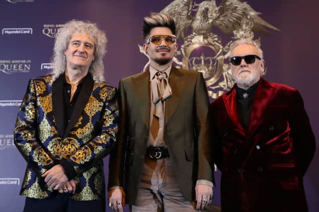 Brian May, Adam Lambert and Roger Taylor in 2020 (Picture: Getty Images)