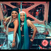 Jesy Nelson and Nicki Minaj appeared together in the music video for Boyz (Photo: YouTube)